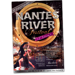 Nantes River festival affiche communication évènement